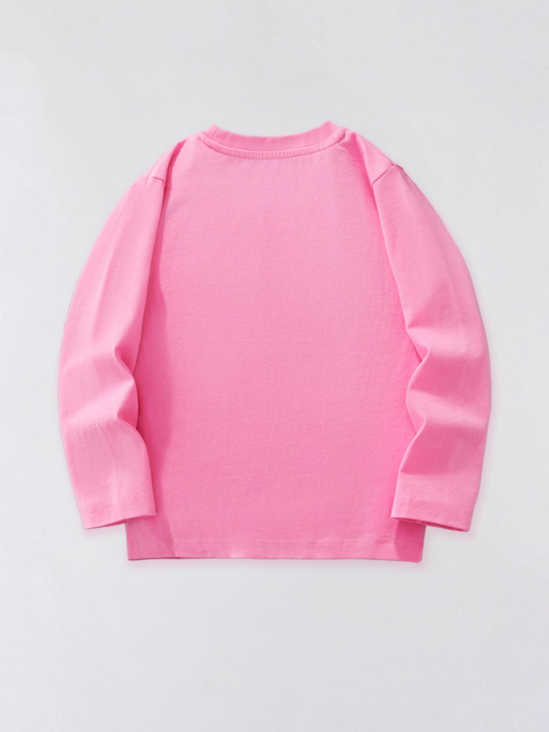Style Long-Sleeved Kidsren'S T-Shirt Girls Cotton Cartoon Pattern Casual Long-Sleeved T-Shirt Kidsren'S Clothing - Image 4