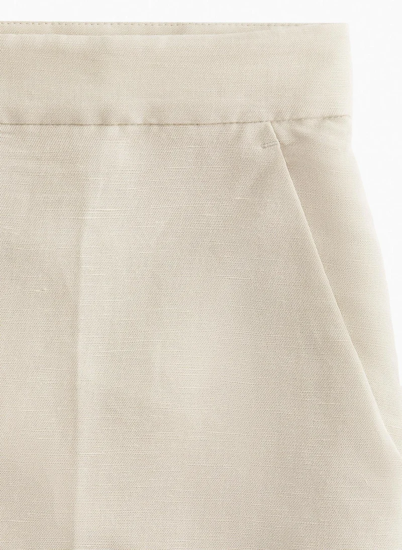 H&M Linen-Blend Trousers