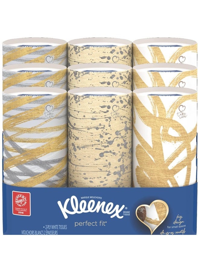 Kleenex مناديل الوجه Perfect Fit، 50 منديلًا (عبوة من 9 قطع) - Image 1