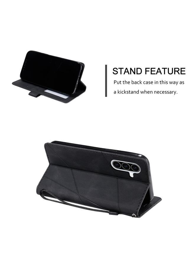 S-TOP Case For Samsung Galaxy A36 5G Skin Feel Splicing Leather Phone Case - Image 5