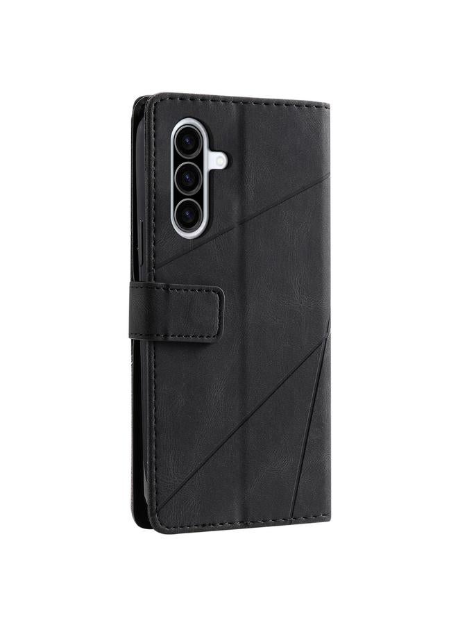 S-TOP Case For Samsung Galaxy A36 5G Skin Feel Splicing Leather Phone Case - Image 3