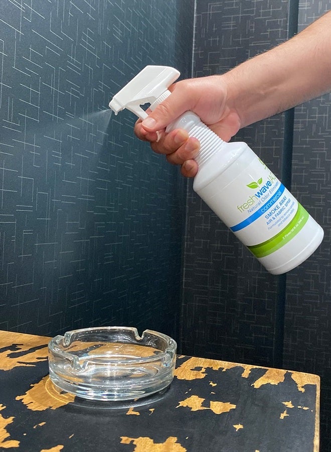 Fresh Wave IAQ Commercial Smoke Away Air & Fabric Spray, 32 Fl. Oz. | Great for Strong Odors | Safer Natural Ingredients | Odor Eliminator for Home or Large Commercial Areas - Image 4