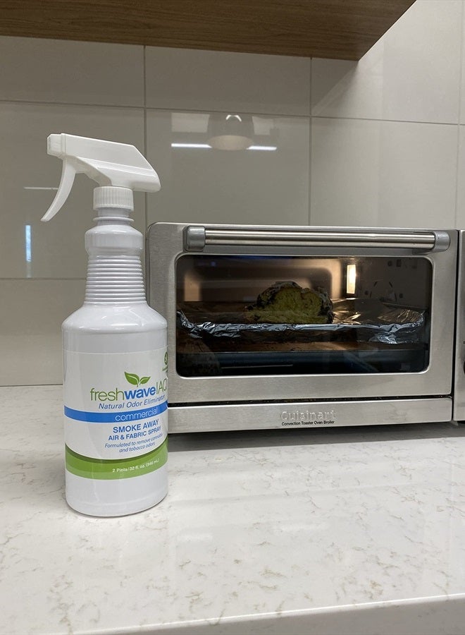 Fresh Wave IAQ Commercial Smoke Away Air & Fabric Spray, 32 Fl. Oz. | Great for Strong Odors | Safer Natural Ingredients | Odor Eliminator for Home or Large Commercial Areas - Image 3