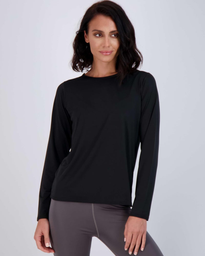 REALESSENTIALS Real Essentials 4 Pack: Women's UPF 50+ Quick Dry Fit Sun Shirts Long Sleeve UV SPF Hiking Top Outdoor (Available in Plus), Set 5, S, - Image 5