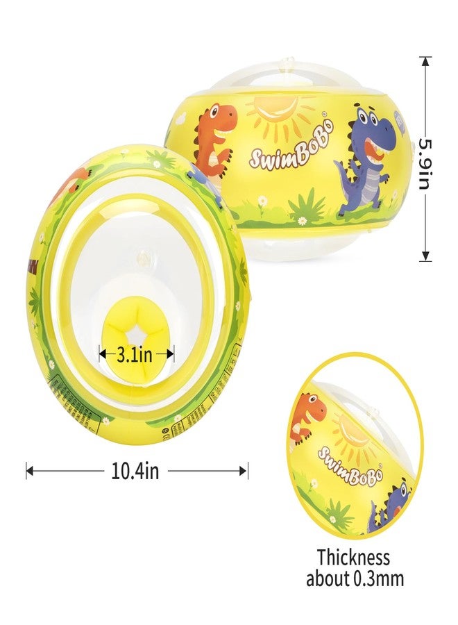 Swimbobo Soft Swimmies Toddler Floaties, Learn-to-Swim Inflatable Pool Floats & Arm Floaties, Swimming Pool Accessories for Kids Aged 3-6 (Blue) - Image 2