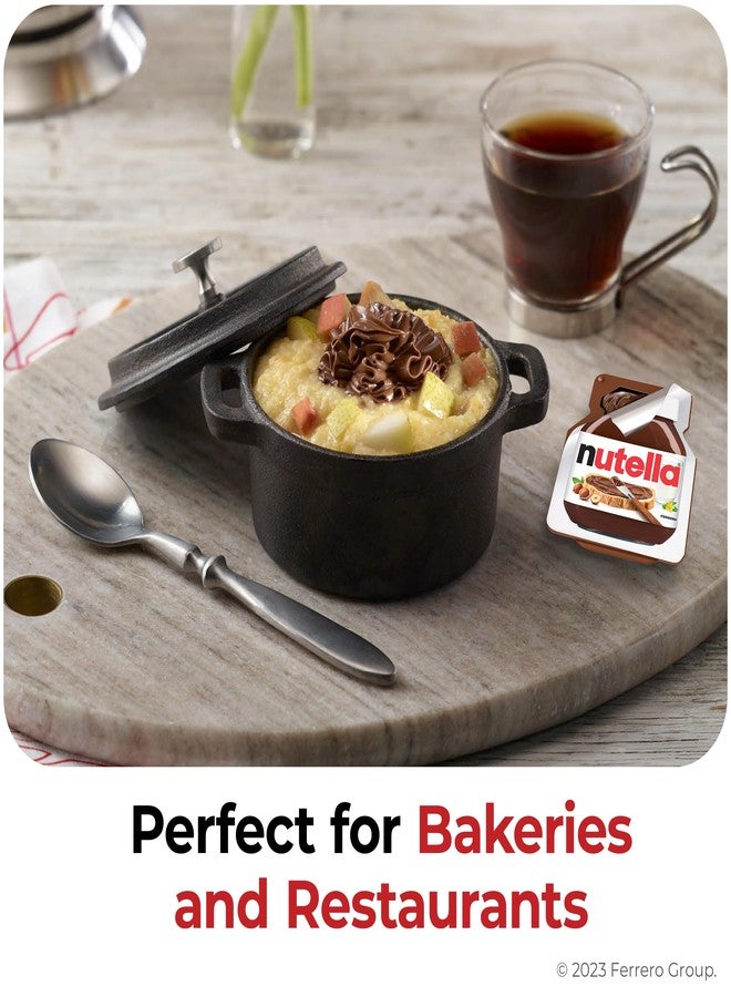 Nutella كؤوس نوتيلا كريمة البندق بحجم فردي، 120 عبوة، مستلزمات الخبز، رائعة للمطاعم والمخابز، 62.4 أونصة إجمالي - Image 2