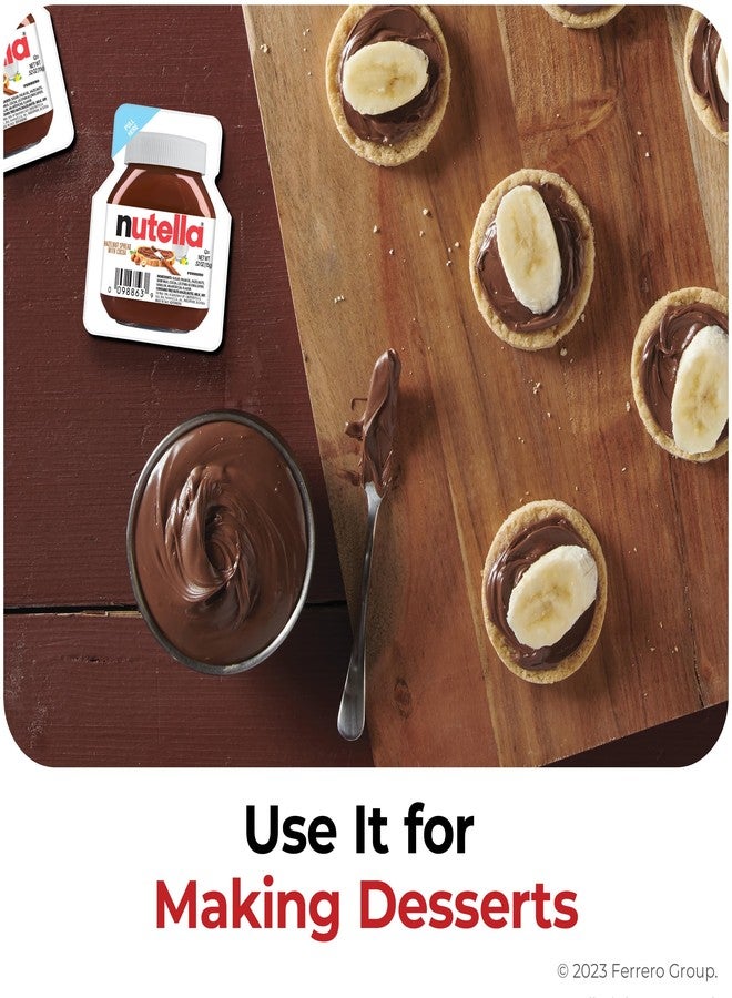 Nutella كؤوس نوتيلا كريمة البندق بحجم فردي، 120 عبوة، مستلزمات الخبز، رائعة للمطاعم والمخابز، 62.4 أونصة إجمالي - Image 4