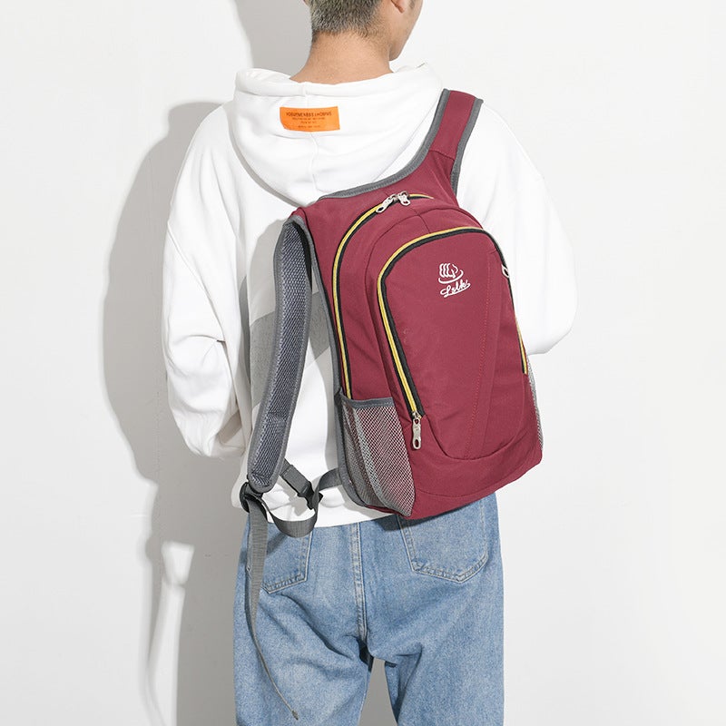 Cycling Backpack New Trendy Lightweight Outdoor Sports Mountaineering Bag Nylon Printed Men'S Mountaineering Backpack - Image 4