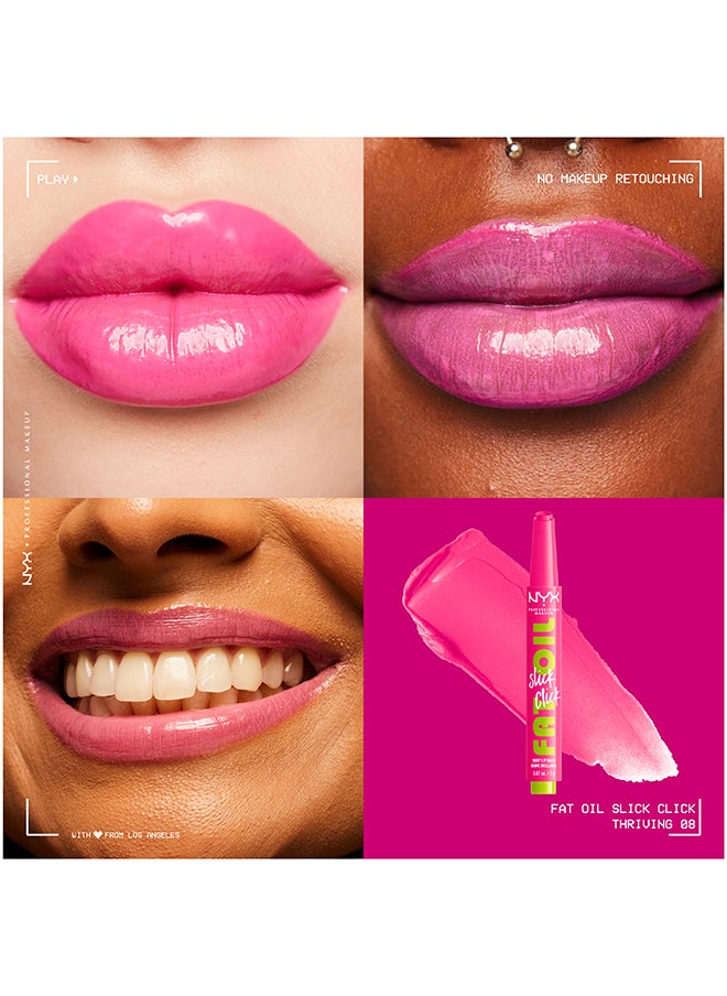 NYX PROFESSIONAL MAKEUP بلسم الشفاه اللامع بزيت الدهون - مزدهر  - Image 5