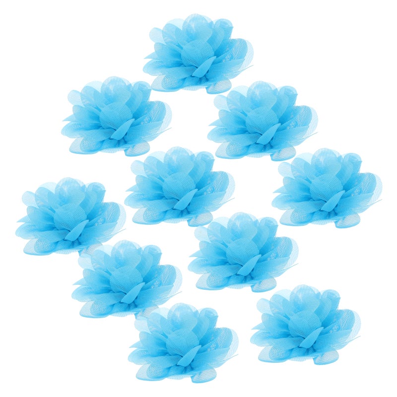 20 Pcs Artificial Mesh Flower Decor Realistic Flower Model Artificial Flowers Decors Fake Flowers - Image 3