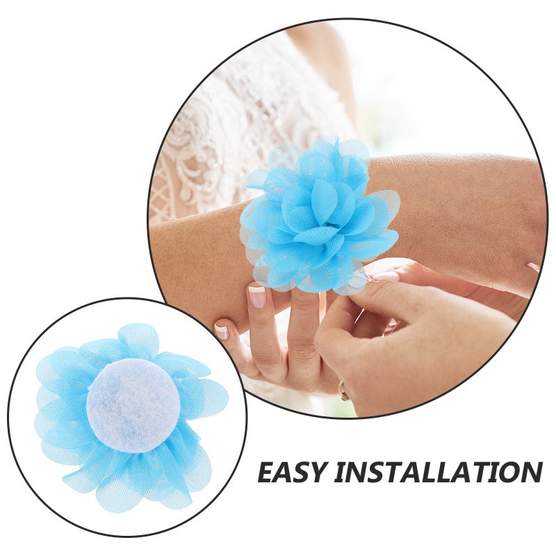 20 Pcs Artificial Mesh Flower Decor Realistic Flower Model Artificial Flowers Decors Fake Flowers - Image 5