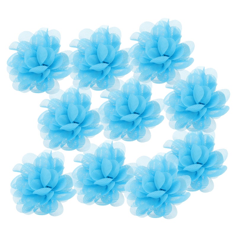 20 Pcs Artificial Mesh Flower Decor Realistic Flower Model Artificial Flowers Decors Fake Flowers - Image 2