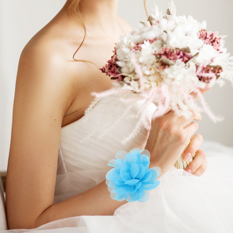 20 Pcs Artificial Mesh Flower Decor Realistic Flower Model Artificial Flowers Decors Fake Flowers - Image 4