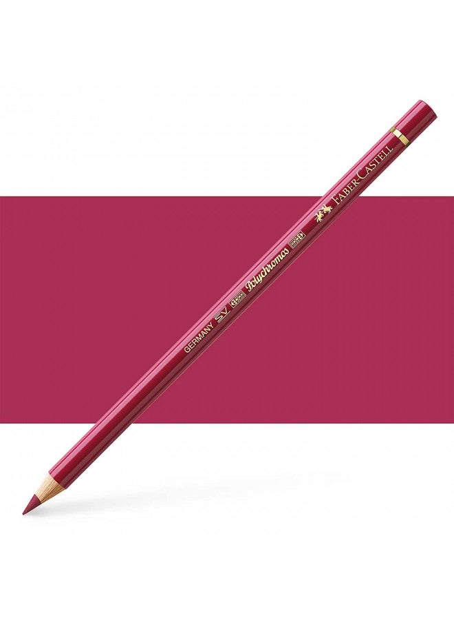 FABER-CASTELL Faber-Castell Polychromos Artists' Single Pencil - Colour 225 Dark Red - Image 1