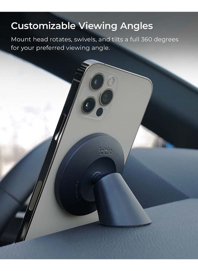 iOttie - Velox Magnetic Dash & Windshield Mount - Black - Image 1