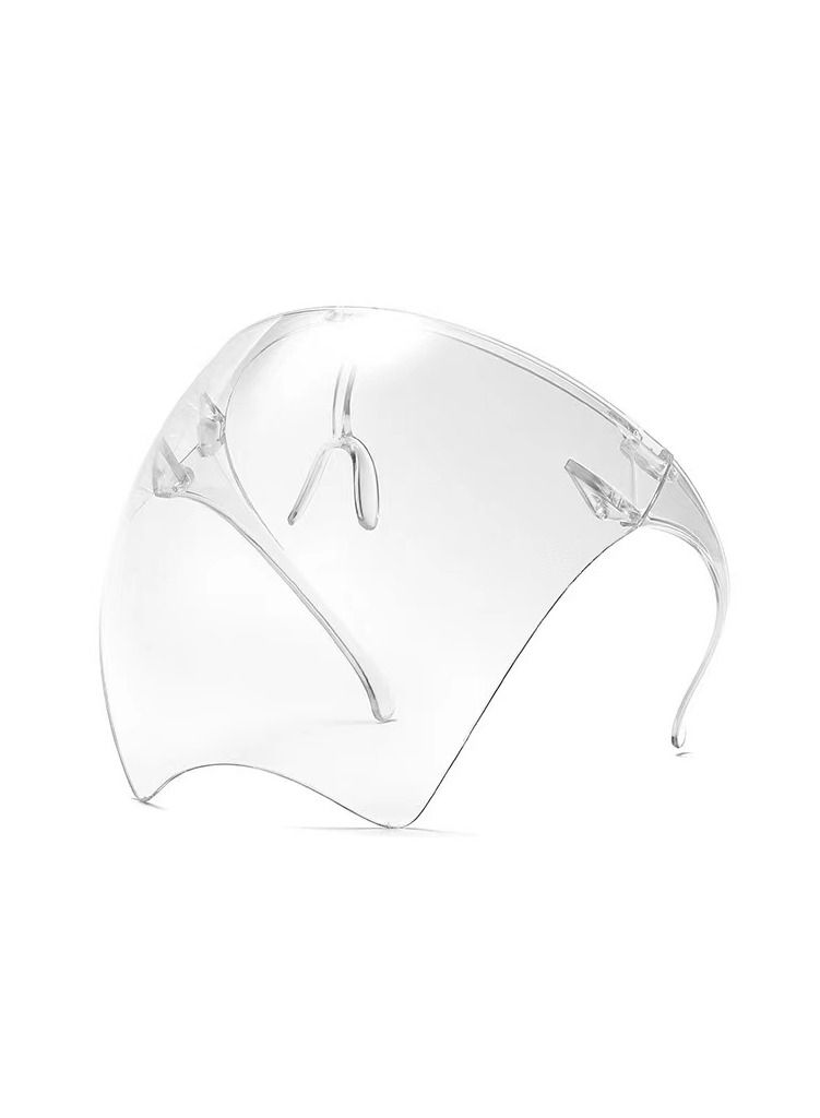 Generic 1-Piece High Quality Fashion Transparent HD Anti-Fog Sunglasses,Anti Droplet Dust-Proof Protect Full Face Covering Mask,Saliva-Proof Windproof Face Shield Sunglasses  - Image 4
