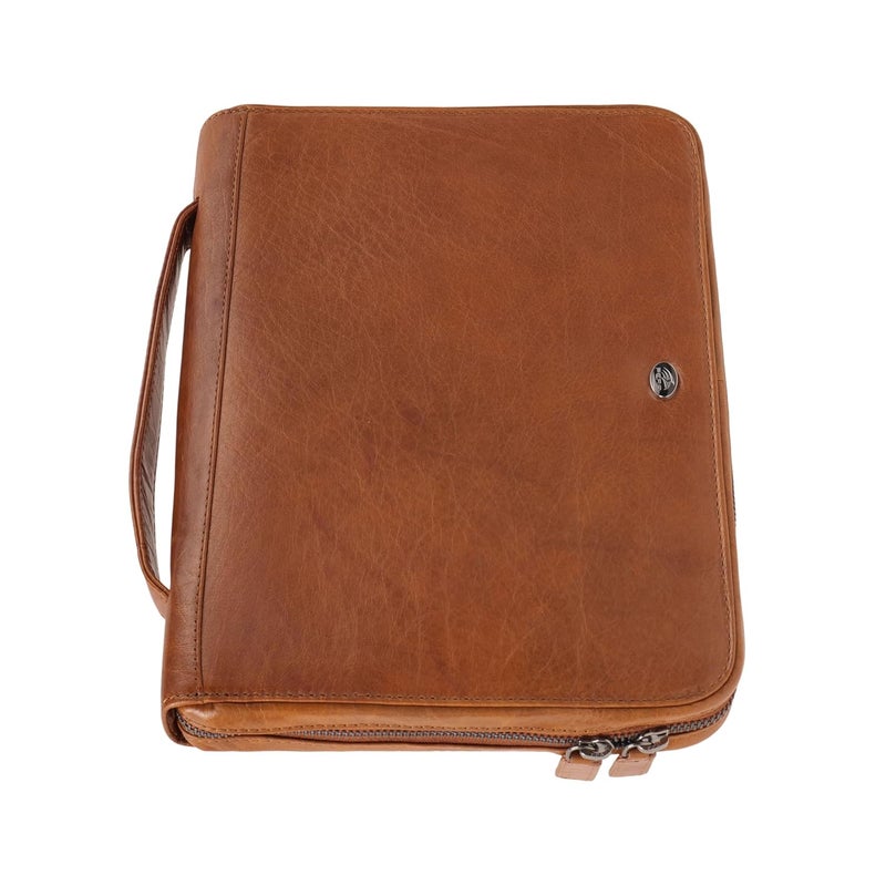 Perf Genuine Leather Portfolio Case | Multipurpose Document Holder, Certificate Folder, iPad & Stationery Organizer | Premium Finish for Office & Travel - Image 2