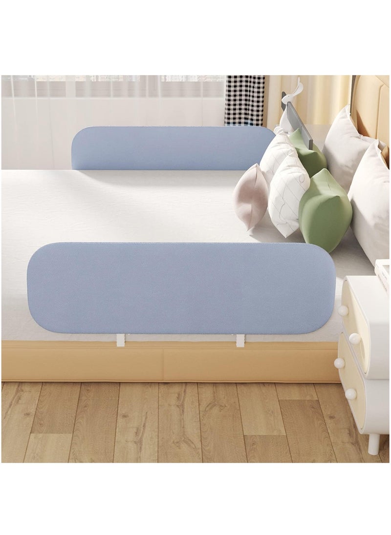 VUCATIN - Foldable Crib Guardrails Toddler Bed Fence Upgraded and Reinforced Safety Bed Guardrails Suitable for Cribs Single Beds And Double Beds (1 Piece) - Image 1