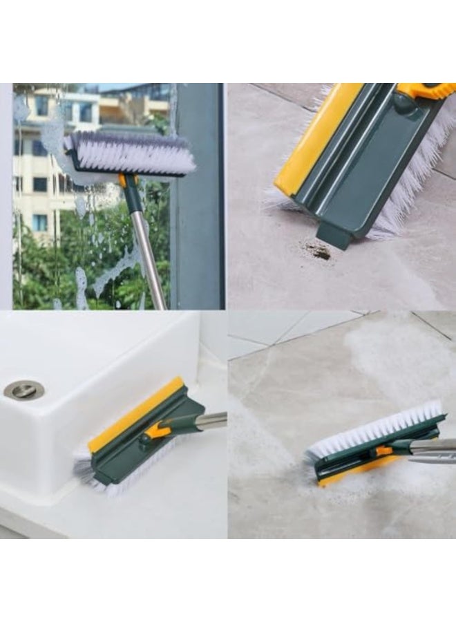 Arabest Mop for Floor Cleaning, Floor Scrub Brush, 4 in 1 Multifunction Scrape Cleaning Brush, for Cleaning Shower Bathroom, Patio, Garage, Kitchen, Wall and Deck (Green) - Image 4