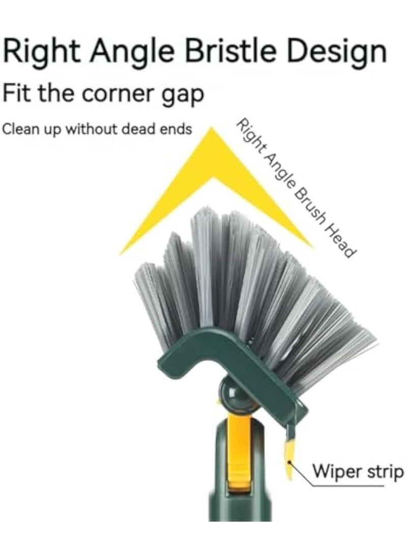 Arabest Mop for Floor Cleaning, Floor Scrub Brush, 4 in 1 Multifunction Scrape Cleaning Brush, for Cleaning Shower Bathroom, Patio, Garage, Kitchen, Wall and Deck (Green) - Image 5