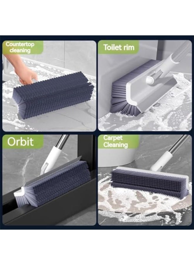 Arabest Mop for Floor Cleaning, Floor Scrub Brush, 4 in 1 Multifunction Scrape Cleaning Brush, for Cleaning Shower Bathroom, Patio, Garage, Kitchen, Wall and Deck (Green) - Image 3