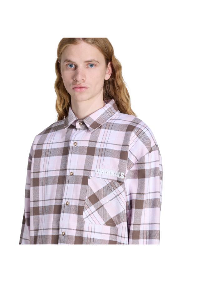 اديداس اوريجينالز قميص ORIGINALS FLANNEL LONG SLEEVE WORK - Image 3