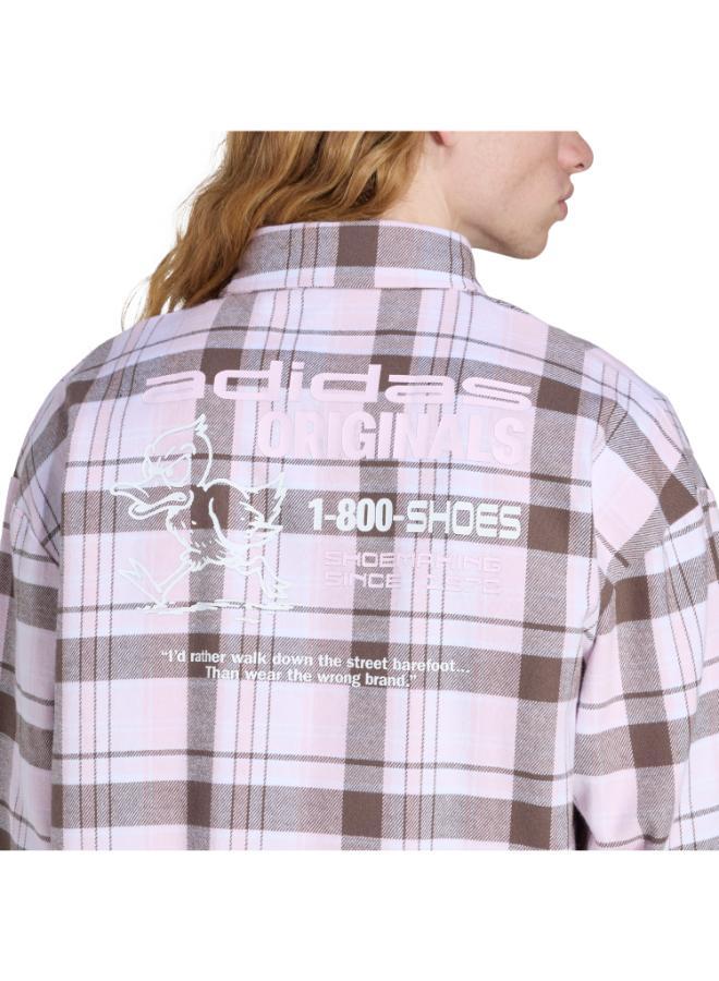 اديداس اوريجينالز قميص ORIGINALS FLANNEL LONG SLEEVE WORK - Image 4