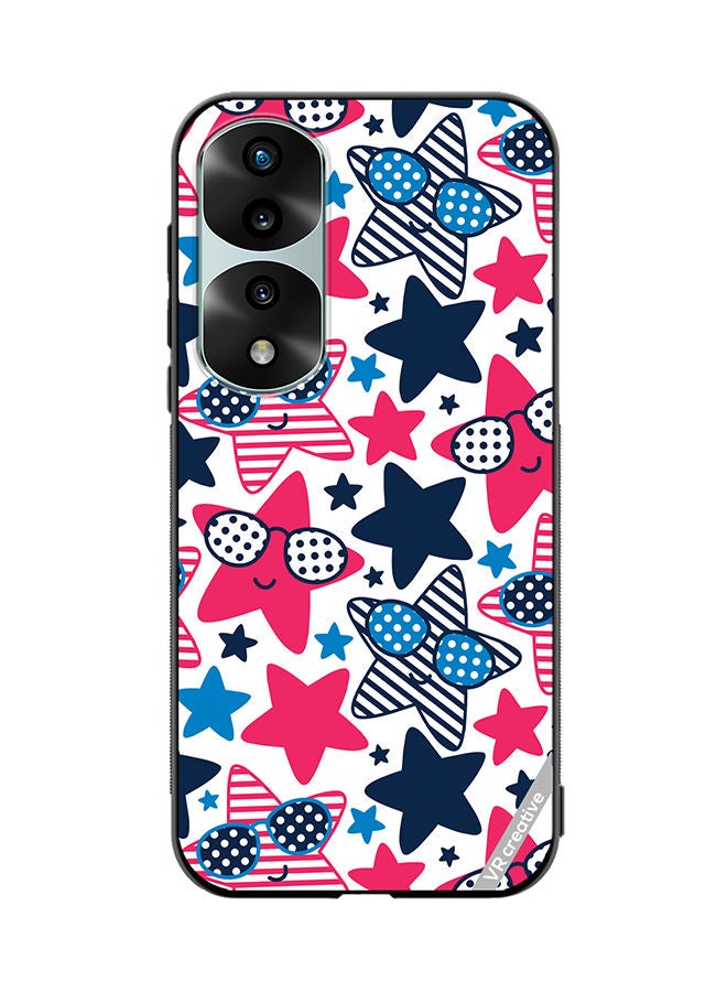 VR CREATIVE Protective Case Cover For Honor 70 Pro Star Pattern Vector Design Multicolour - Image 1