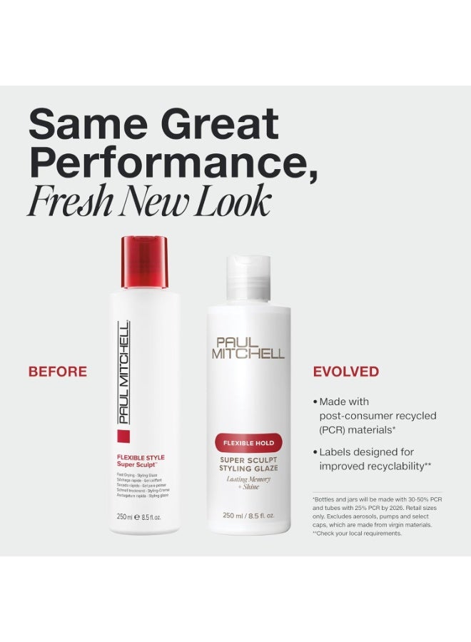 Paul Mitchell Super Sculpt Styling Glaze, Flexible Hold, Lasting Memory + Shine, For All Hair Types - Image 2