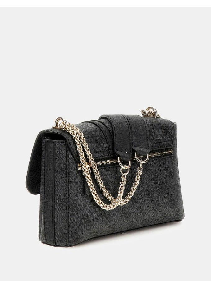 GUESS Convertible Noreen 4G logo crossbody - Black - Image 2