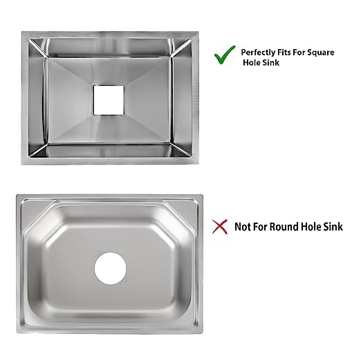 ROSSIL Messina Premium Square Waste Coupling for Kitchen Sinks Efficient Drainage System A16 - Image 3