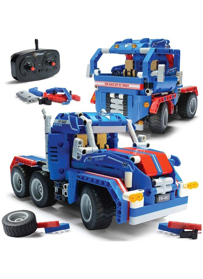 Top Race Top Race STEM Projects for Kids - Toys for Boys - Construction Toys for Kids - Ideal Gifts for Boys and Girls - Educational Toy Set - 2 in 1 Vehicle Building Kits - Remote Control Car Model Kits  - Image 1