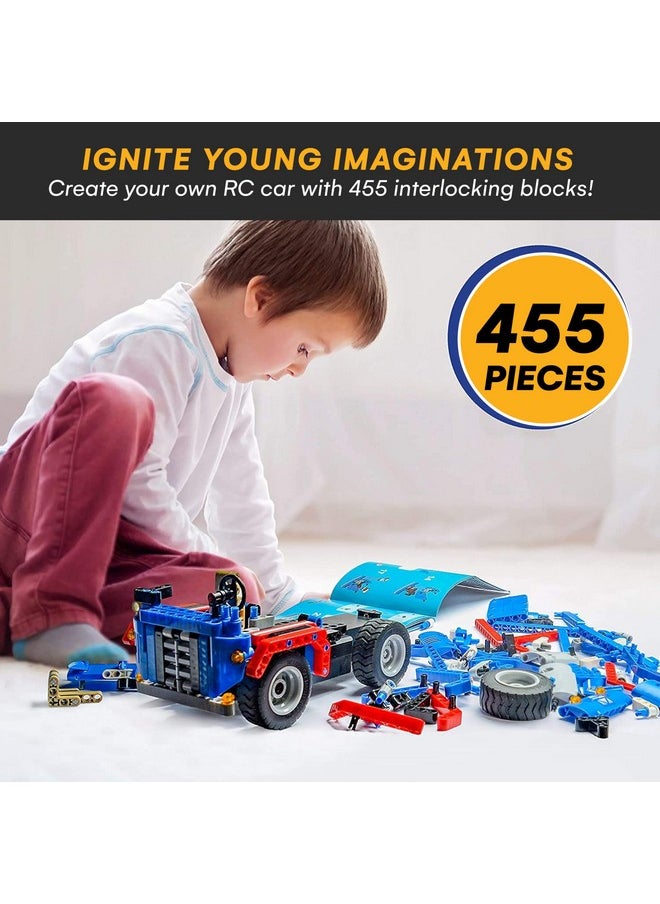 Top Race Top Race STEM Projects for Kids - Toys for Boys - Construction Toys for Kids - Ideal Gifts for Boys and Girls - Educational Toy Set - 2 in 1 Vehicle Building Kits - Remote Control Car Model Kits  - Image 2