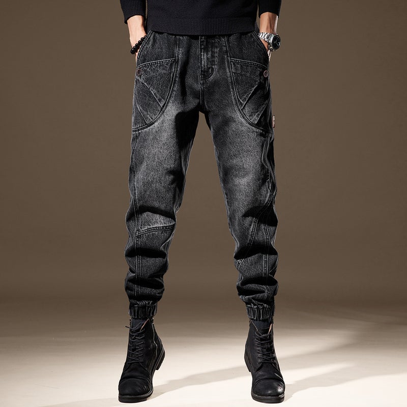 Unisex Casual Daily Denim Jeans - Image 2