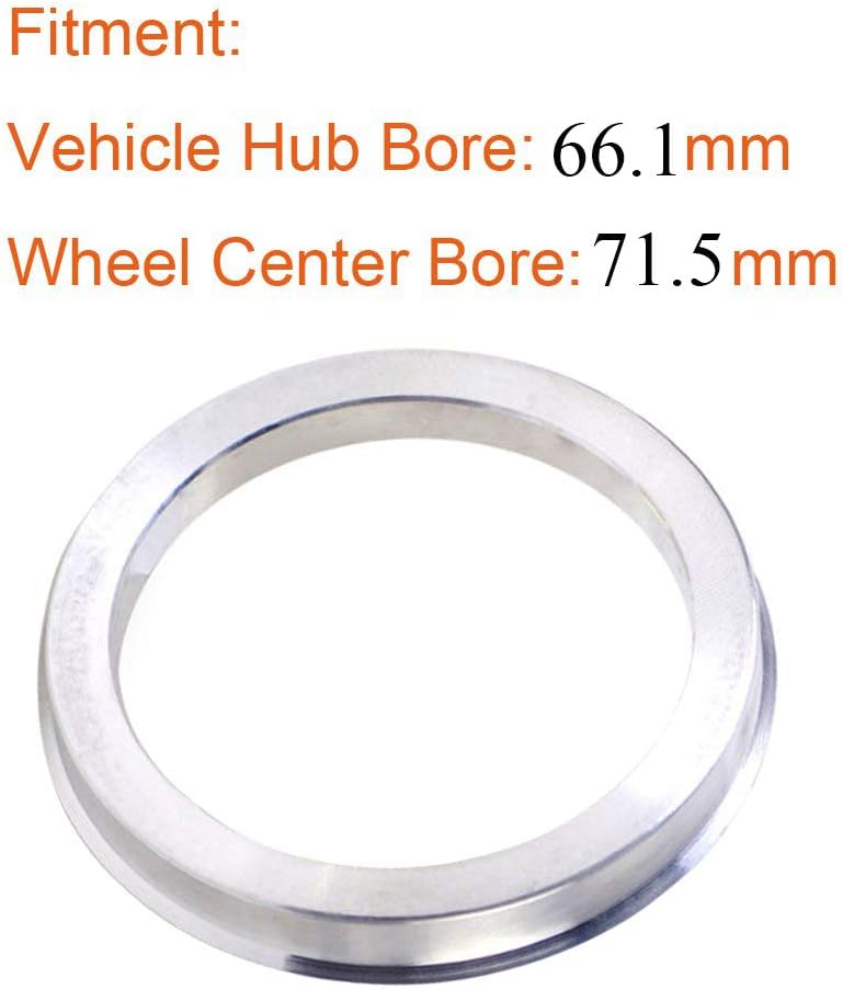 ZHTEAPR 4pcs Aluminium Wheel Hub Centric Rings - Image 3