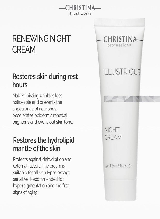 -CHRISTINA- Illustrious Night Cream with Retinol and Vitamin E | Night Cream for Face Rejuvenates and Moisturizes the Skin | Suitable for All Skin Types 50ml / 1.7 fl.oz - Image 3