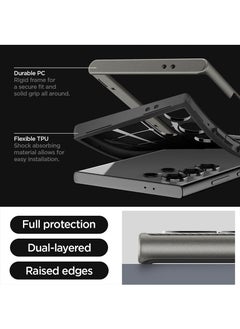 Spigen غطاء حماية نيو هايبرد لهاتف سامسونج جالاكسي S24 الترا (2024) - رصاصي  - Image 5