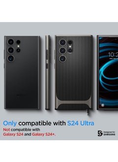 Spigen غطاء حماية نيو هايبرد لهاتف سامسونج جالاكسي S24 الترا (2024) - رصاصي  - Image 2