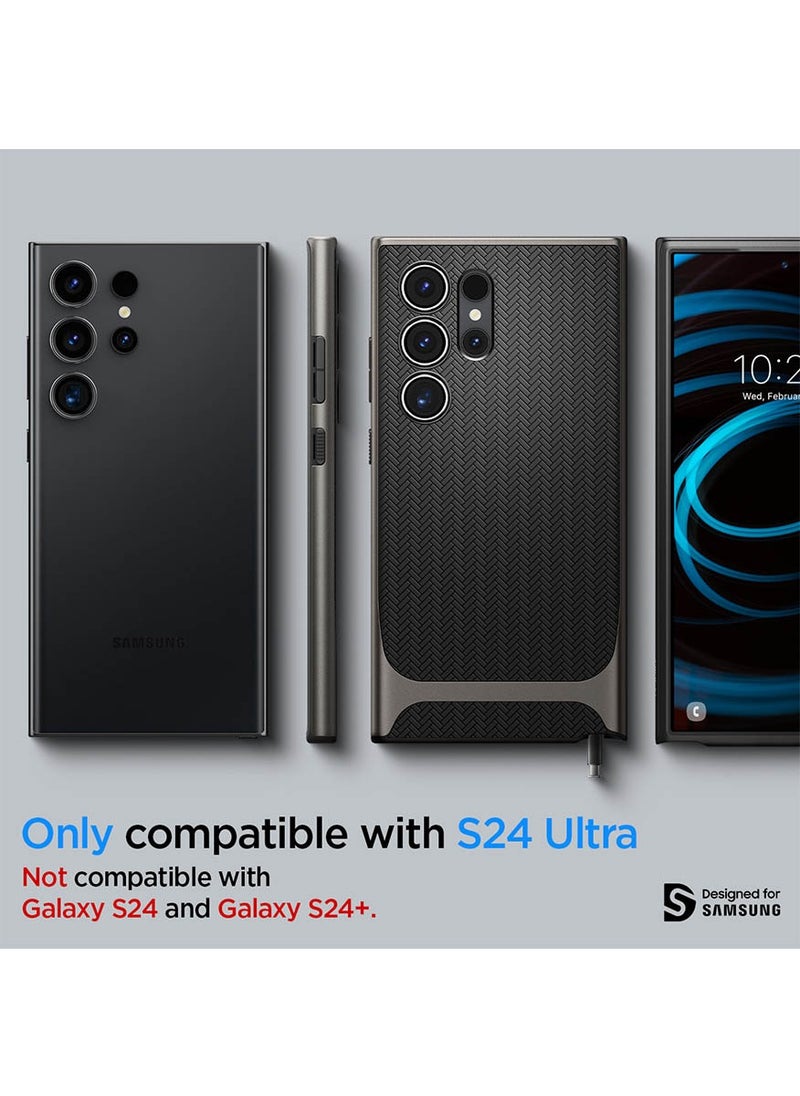 Spigen Neo Hybrid for Samsung Galaxy S24 ULTRA case cover (2024) - Gunmetal  - Image 2