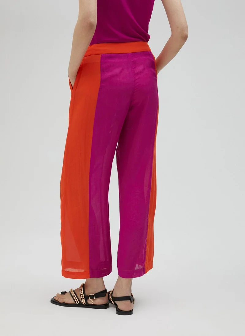 Lola Casademunt Flowing two-tone trousers