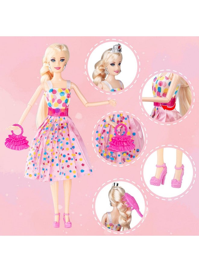 Bettina Large Unicorn & Princess Doll Set With Lights & Sounds - Magical Unicorn Toys, 11.5 Inch Dolls, Horse Playset, Unicorn Gifts For Girls Ages 3-8 - Image 5