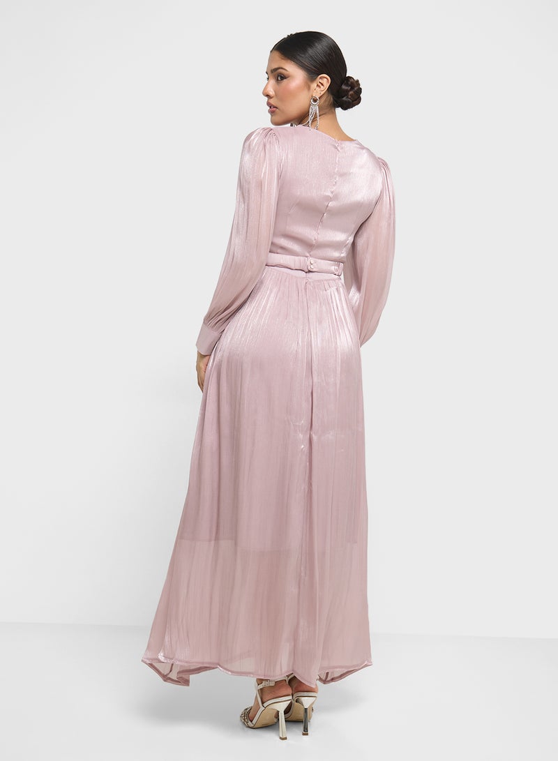 خزانة فستان مكشكش بأكمام منفوشة - Image 2