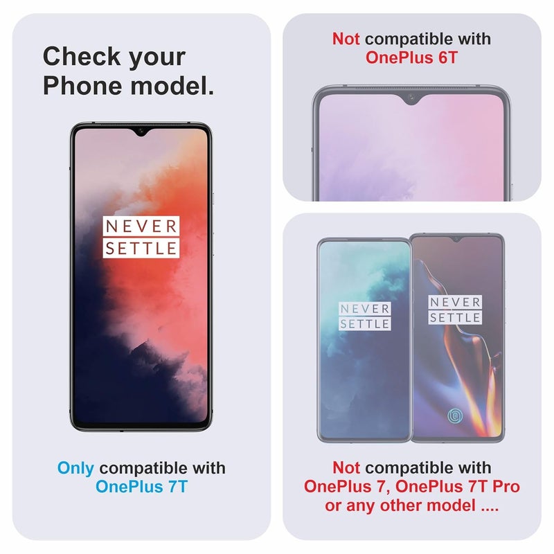 Skyddshield Military-Grade Gorilla Tempered Glass For OnePlus 7T (6.55 Inch) With Installation Kit | Edge to Edge Coverage | Black - Image 2