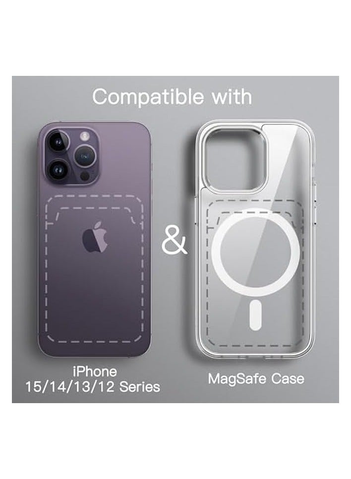 Jetech Magnetic Wallet Compatible with MagSafe for iPhone 16/15/14/13/12 Series, PU Phone Card Holder, Store 1-2 Cards (Black) - Image 2