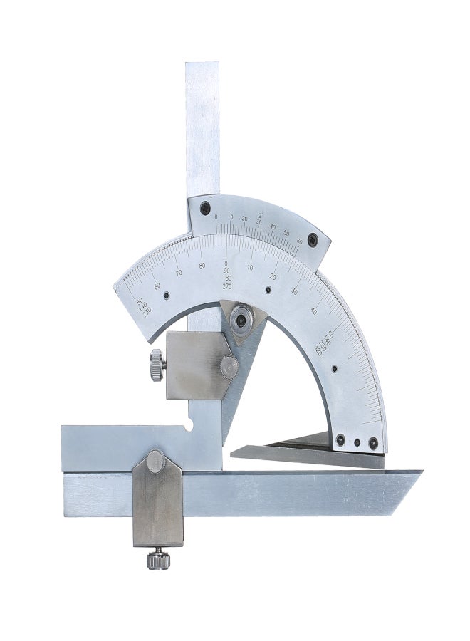 arbon Steel Universal Bevel Protractor 0-320°Accuracy Angle Finder Measuring Ruler Tool - Image 4