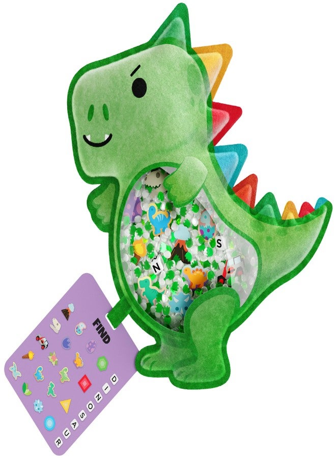 Vango BIZYBOO - The Original Seek & Find Plush - Hidden Object Search Problem Solving Educational Matching Game for Kids 2 and Up (Spike) - Image 1