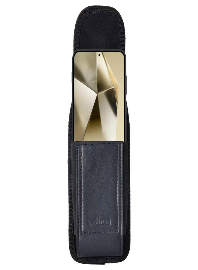 BELTRON Genuine Leather Phone Holster with Belt Clip, Universal Pouch for iPhone 16/17 Pro Max, iPhone 17 Plus, Galaxy S24 S25 Ultra, ZFold, Pixel Fold & Most Smartphones with Case - Image 4