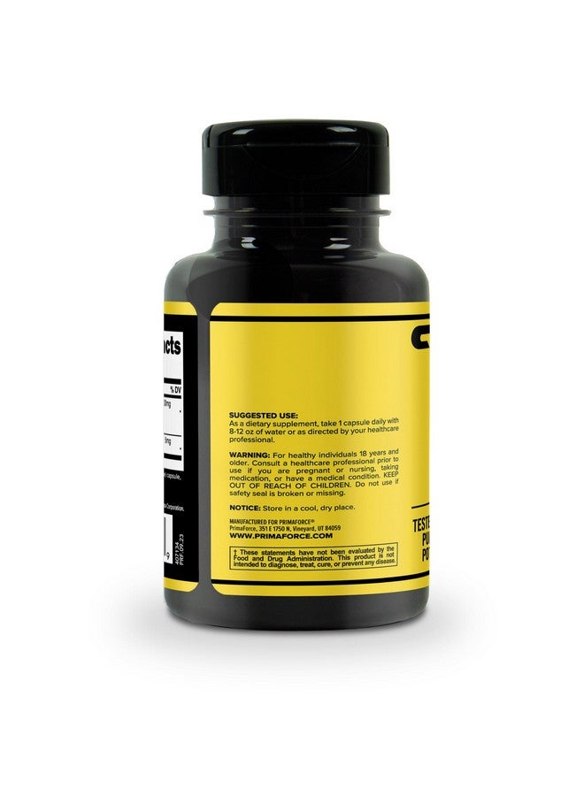 Primaforce مستخلص جذر أشواغاندا KSM-66 من برايمفورس (600 ملغ) 60 كبسولة نباتية - 5% ويثانوليدات مع بايوبيرين - Image 3