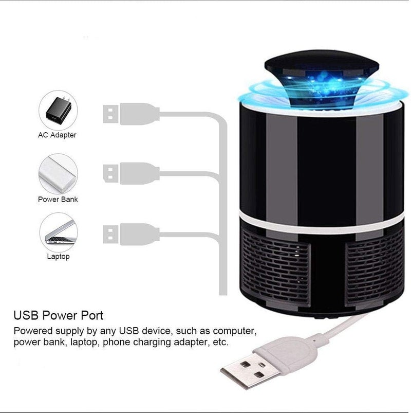 Derovan USB-Powered Eco‑Friendly Electronic Mosquito Killer Lamp – Chemical‑Free Indoor Trap Light with 365 nm UV & Quiet Fan – Safe for Babies, Pets & Family - Image 5