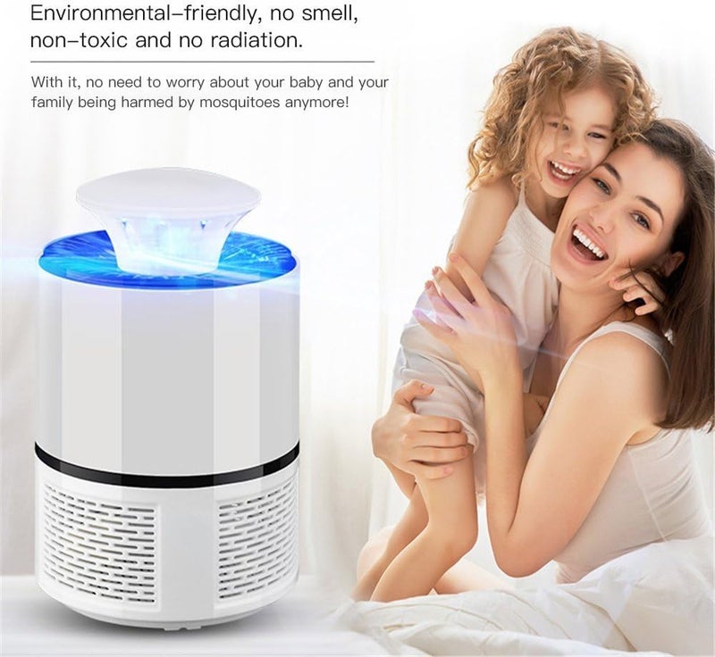 Derovan USB-Powered Eco‑Friendly Electronic Mosquito Killer Lamp – Chemical‑Free Indoor Trap Light with 365 nm UV & Quiet Fan – Safe for Babies, Pets & Family - Image 4